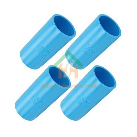ข้อต่อหนา พีวีซี ข้อต่อตรงหนา พีวีซี ข้อต่อหนา PVC ข้อต่อตรง ขนาด 1" (1นิ้ว) จำนวน 4 ชิ้น/แพ็ค : ดี.เอส.เอ.ไอ (DSAI) DSAI.SET.003