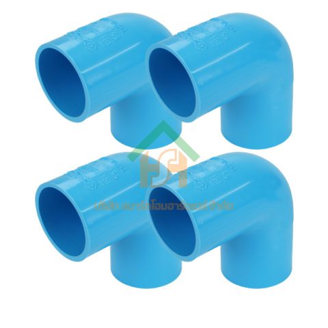 ข้องอ พีวีซี ข้องอ ข้องอหนา PVC ข้องอ 90องศา ขนาด 1.1/4" (1นิ้วสองหุน) จำนวน 4 ชิ้น/แพ็ค : ดี.เอส.เอ.ไอ (DSAI) DSAI.SET.013