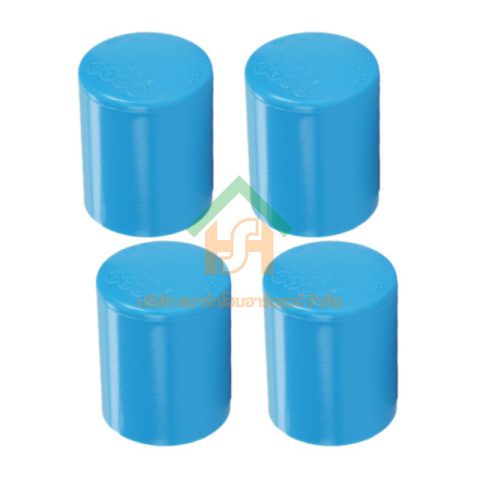 ฝาครอบ พีวีซี ฝาครอบพีวีซี ฝาครอบ PVC ฝาครอบPVC ขนาด 1" (1 นิ้ว) จำนวน 4 ชิ้น/แพ็ค : ดี.เอส.เอ.ไอ (DSAI) DSAI.SET.083