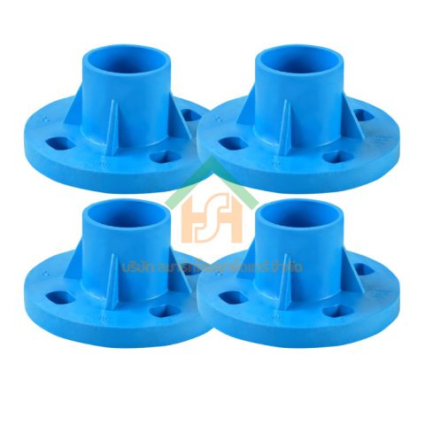 ข้อต่อหน้าจานพีวีซี ชนิด10K ข้อต่อหน้าจานPVC ชนิด10K ขนาด 2" (2นิ้ว) จำนวน 4 ชิ้น/แพ็ค : ดี.เอส.เอ.ไอ (DSAI) DSAI.SET.094