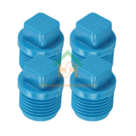 ปลั๊กอุดพีวีซี ปลั๊กอุด พีวีซี ปลั๊กอุดPVC ปลั๊กอุด PVC ขนาด 1/2" (4 หุน) จำนวน 4 ชิ้น/แพ็ค : ดี.เอส.เอ.ไอ (DSAI) DSAI.SET.099