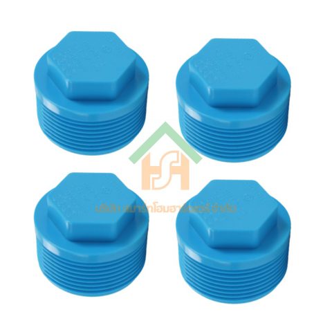 ปลั๊กอุดพีวีซี ปลั๊กอุด พีวีซี ปลั๊กอุดPVC ปลั๊กอุด ขนาด 1.1/2" (1 นิ้วครึ่ง) จำนวน 4 ชิ้น/แพ็ค : ดี.เอส.เอ.ไอ (DSAI) DSAI.SET.102