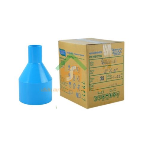ข้อต่อลดหนาพีวีซี ข้อลดหนาพีวีซี ข้อต่อลดหนา PVC ข้อลดหนา PVC ขนาด 3"x1" (3นิ้วลด1นิ้ว) : ดี.เอส.เอ.ไอ (DSAI) DSAI043