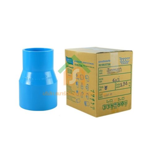 ข้อต่อลดหนาพีวีซี ข้อลดหนาพีวีซี ข้อต่อลดหนา PVC ข้อลดหนา PVC ขนาด 4"x3" (4นิ้วลด3นิ้ว) : ดี.เอส.เอ.ไอ (DSAI) DSAI047
