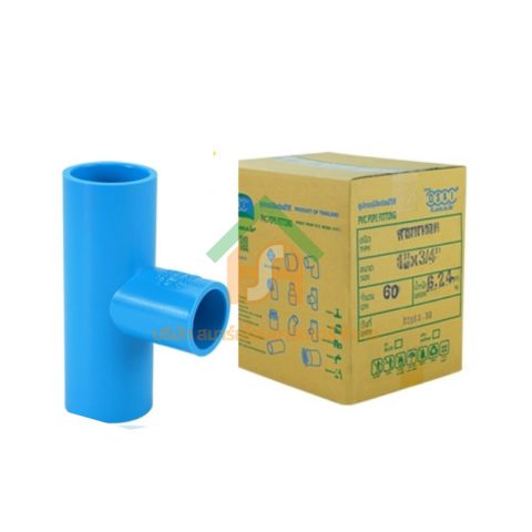 สามทางลดหนาพีวีซี สามตาลดหนาพีวีซี สามทางลดหนา PVC สามตาลดหนา PVC ขนาด 1" x 3/4" (1นิ้ว ลด 6หุน) : ดี.เอส.เอ.ไอ (DSAI) DSAI050