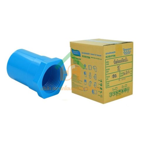ข้อต่อเกลียวใน พีวีซี ข้อต่อเกลียวใน PVC ขนาด 1.1/4" (1 นิ้ว 2 หุน) : ดี.เอส.เอ.ไอ (DSAI) DSAI065