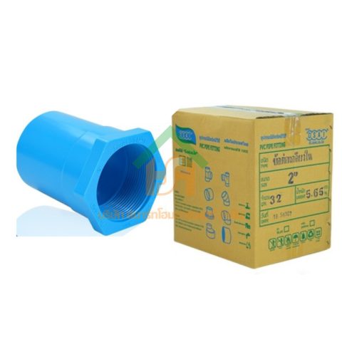 ข้อต่อเกลียวใน พีวีซี ข้อต่อเกลียวใน PVC ขนาด 2" (2 นิ้ว) : ดี.เอส.เอ.ไอ (DSAI) DSAI067