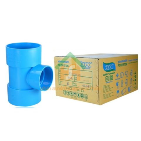 สามตาบางลด สามทางลดบาง สามตาลดบาง สามทางบางลด พีวีซี PVC ขนาด 6"x4" (6นิ้ว ลด 4นิ้ว) : ดี.เอส.เอ.ไอ (DSAI) DSAI154