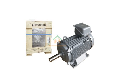 มอเตอร์ ฮิตาชิ HITACHI มอเตอร์ไฟฟ้า 20.0HP(15.00kw) 4Pole 3เฟส(380/415V) รุ่น TFO-KK ขาตั้ง 412101TM03 HIM23