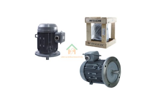 มอเตอร์ ฮิตาชิ HITACHI มอเตอร์ไฟฟ้า 3.0HP(2.20kw) 4Pole 3เฟส(220/380V) รุ่น VTFO-K หน้าจาน 412090TT05 HIM38