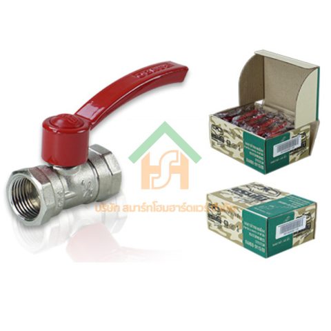 บอลวาวล์ บอลวาลว์ บอลวาว บอนวาวล์ ทองเหลืองแท้ แรมโบ้ ขนาด 1/2"(สี่หุน) , RAMBO Ball Vale ,วาวล์น้ำ เปิด ปิด RAMBO.04