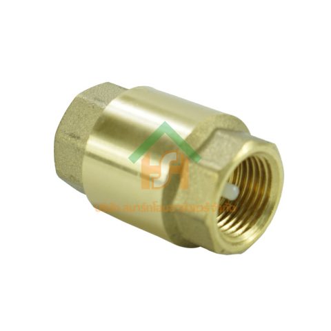 สปริงเช็ควาล์วซันวา SANWA ขนาด 1/2 (4หุน) 1ตัว สปริงฟุตวาวล์ สปริงฟุตวาว ซันวา ซันว่า ทองเหลือง จำนวน 1 ชิ้น SANWA.SET.39